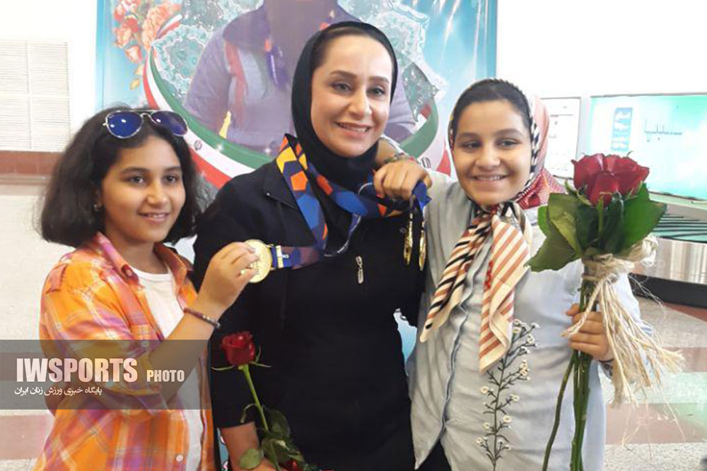 ساره جوانمردی ؛ کسب طلای جهانی در کره جنوبی و بازگشت به خانه