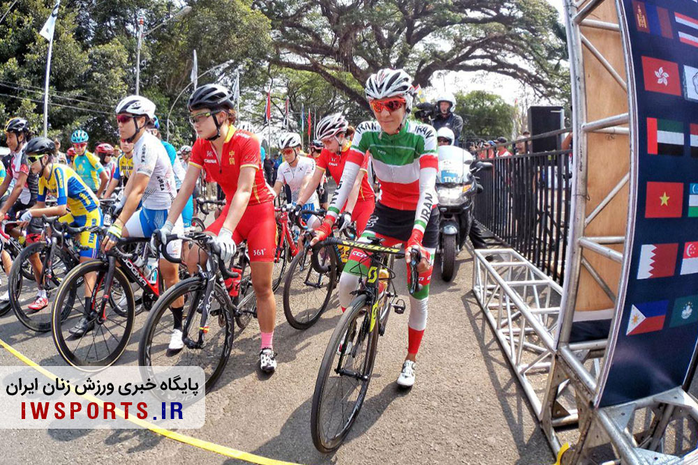 ششمی ماندانا دهقان در تایم تریل انفرادی زنان