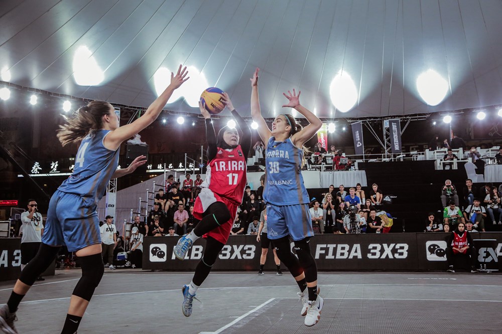 تصاویر دیدار بسکتبال دختران ایران برابر سری لانکا و آندورا