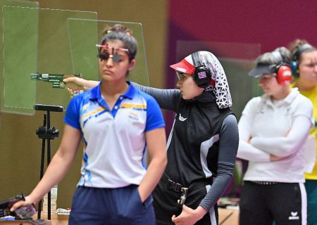 المپیک توکیو | هانیه رستمیان در راند دقت تپانچه شانزدهم شد