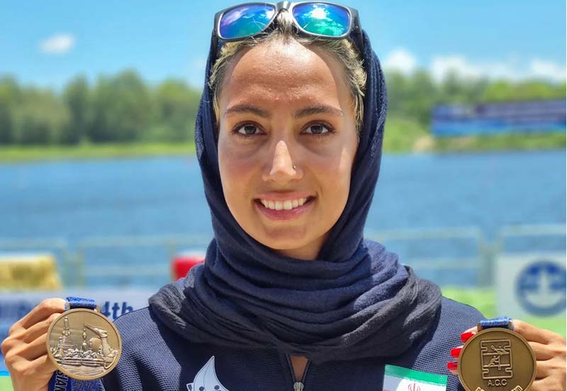 یک طلا و یک نقره آسیایی دیگر | هدیه کاظمی چهار مداله شد