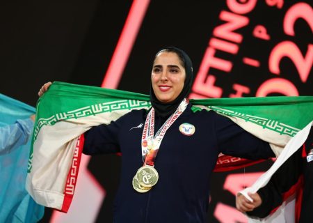 الهام حسینی با طلای وزنه برداری آسیا تاریخ ساز شد