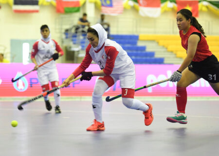 هاکی سالنی دختران به نیمه‌نهایی نرسید