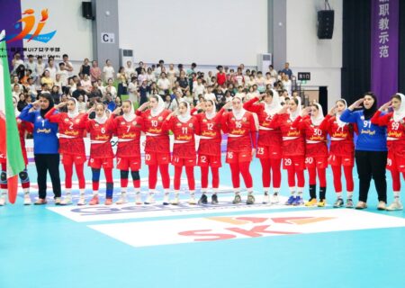 هندبال دختران نوجوان ایران پنجم آسیا شد