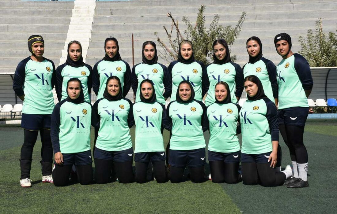 پرچم‌داری «گوزن زرد» در راگبی زنان ایران