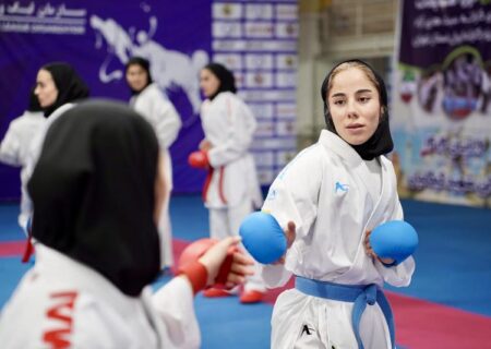 ایران با پنج دختر کاراته‌کا در قاهره